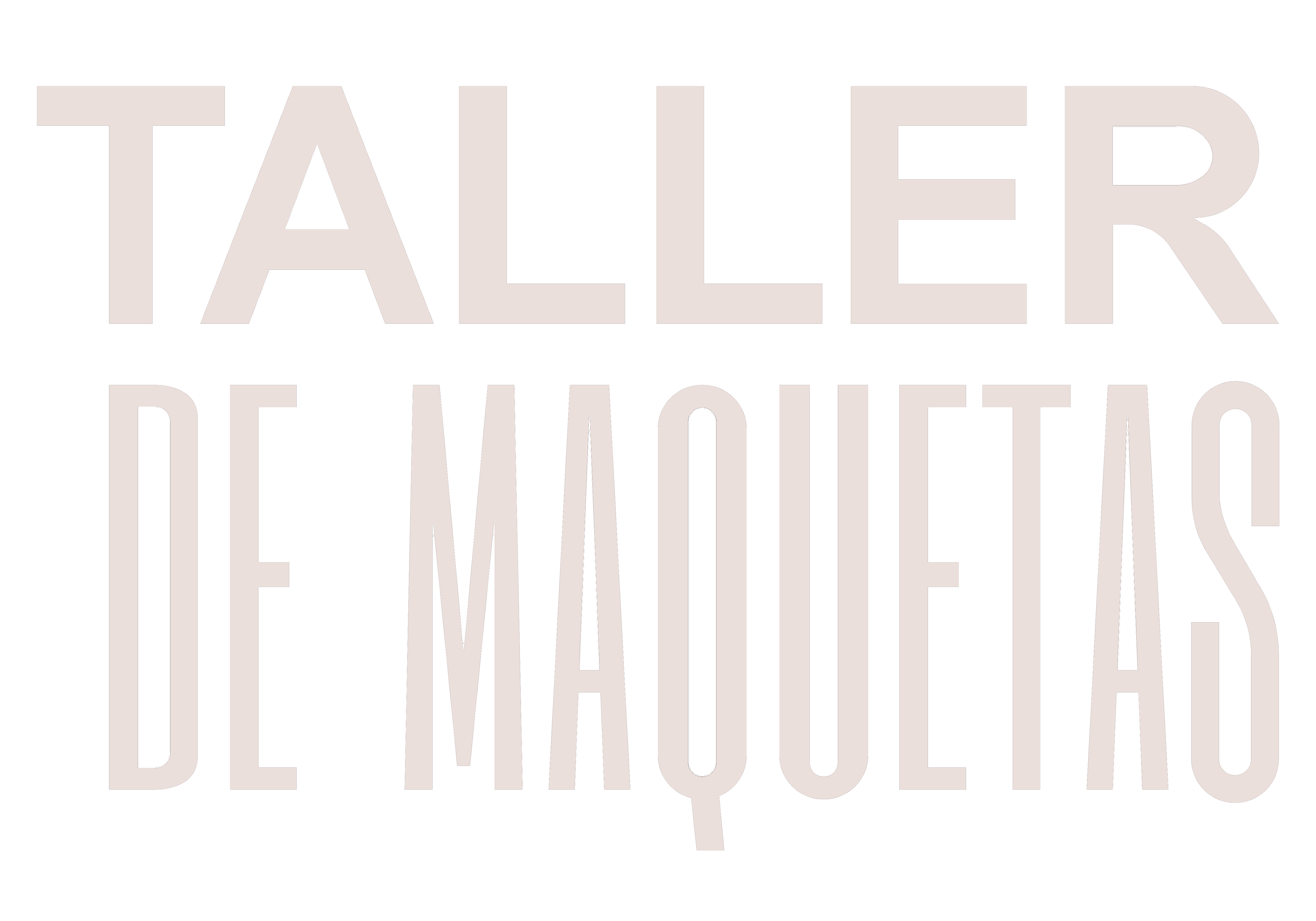 TALLER DE MAQUETAS LOGO
